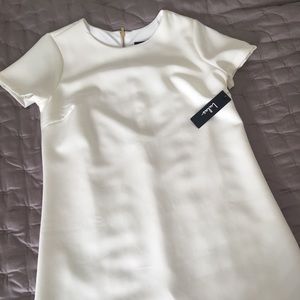 NWT LuLus White Shoft Dress Size Small